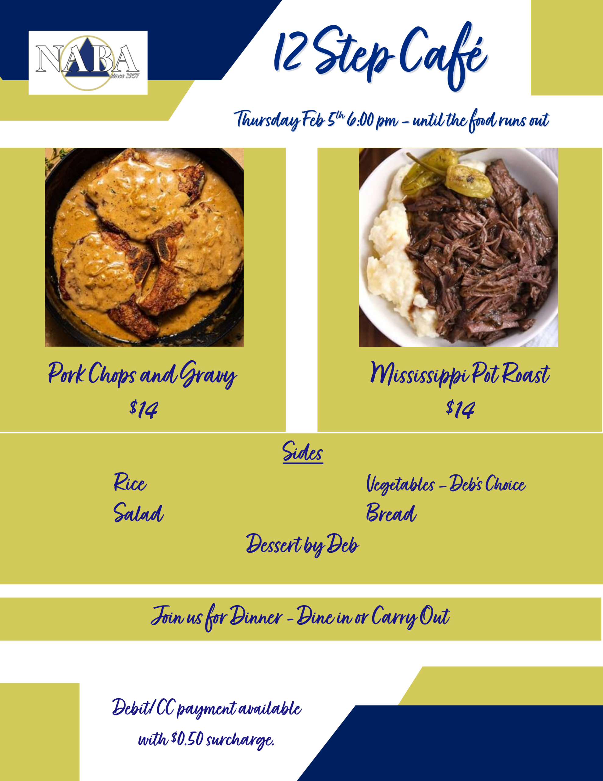 Thursday Dinner Menu (2/5/2026)