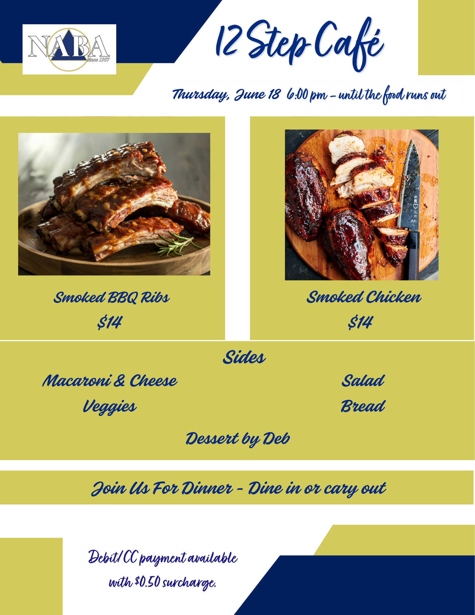 Thursday Dinner Menu (6/18/2026)