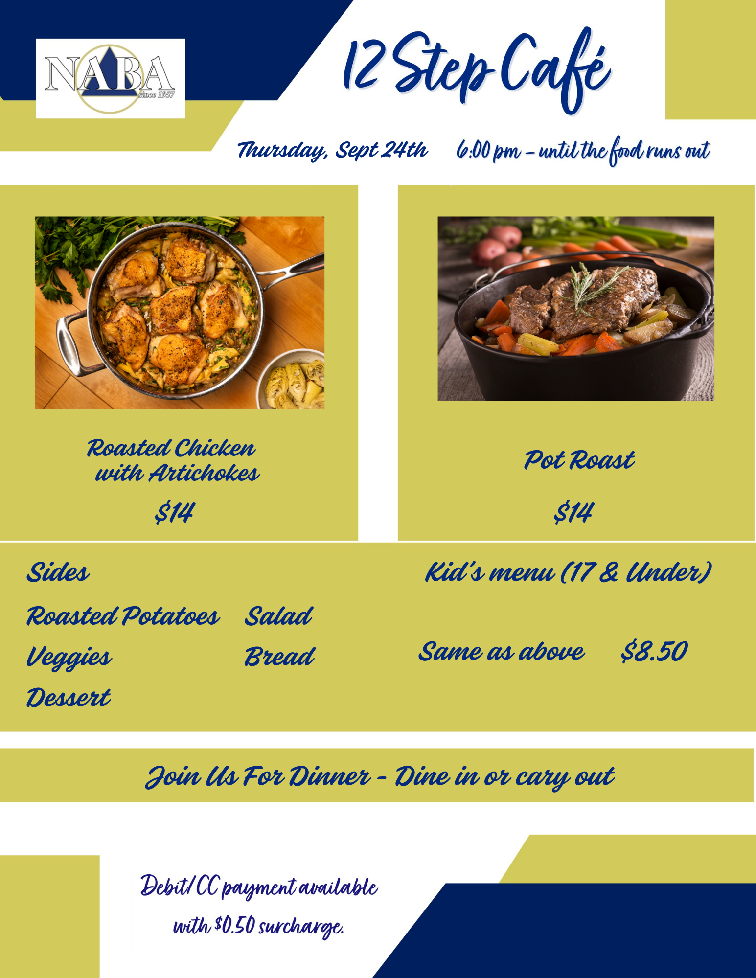 Thursday Night Dinner (9/24/2026)